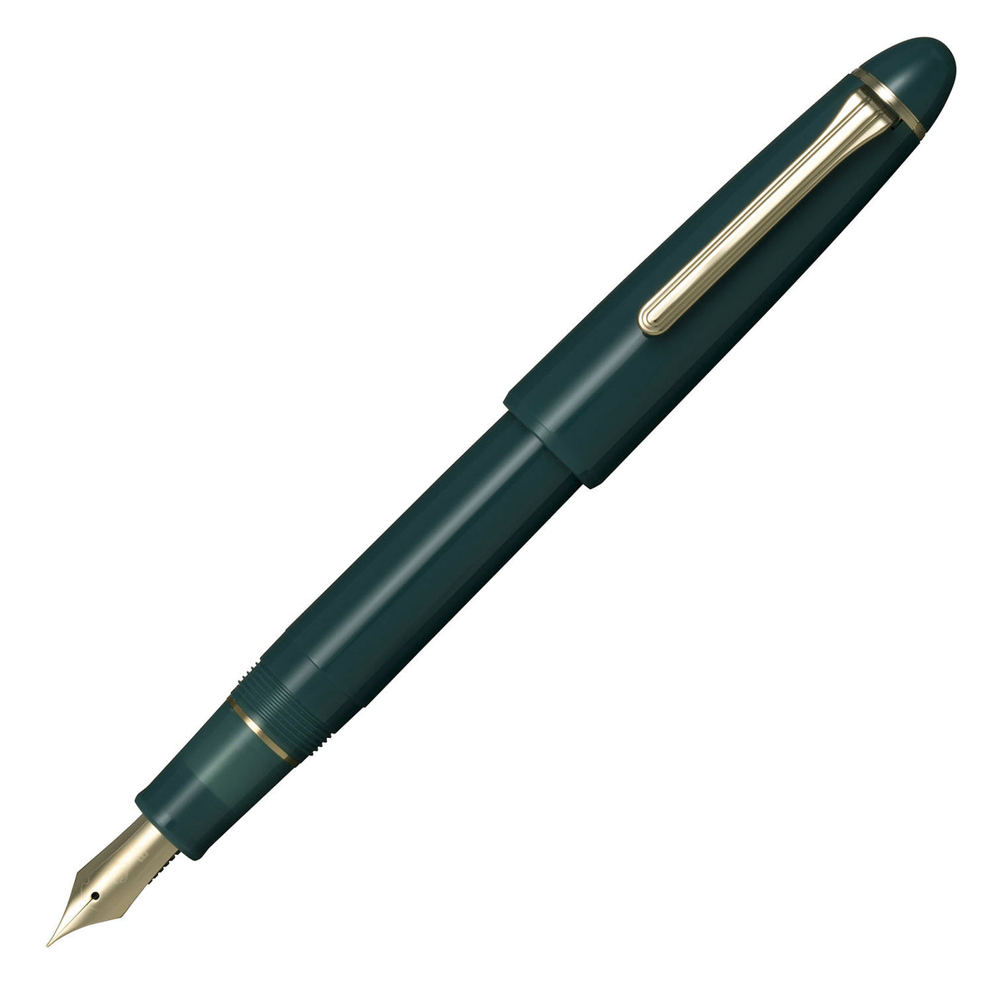 Sailor 1911 Large Casual Fountain Pen Muted Green with Gold Trim Steel Nib