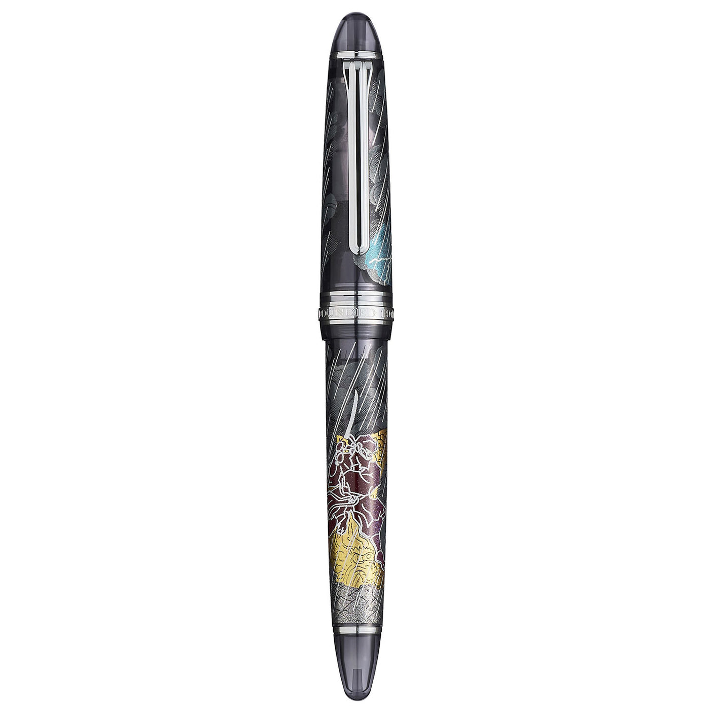 Sailor 1911 2nd Edition Ninja Yuubi Maki-e Fountain Pen Shachihoko 14K Nib