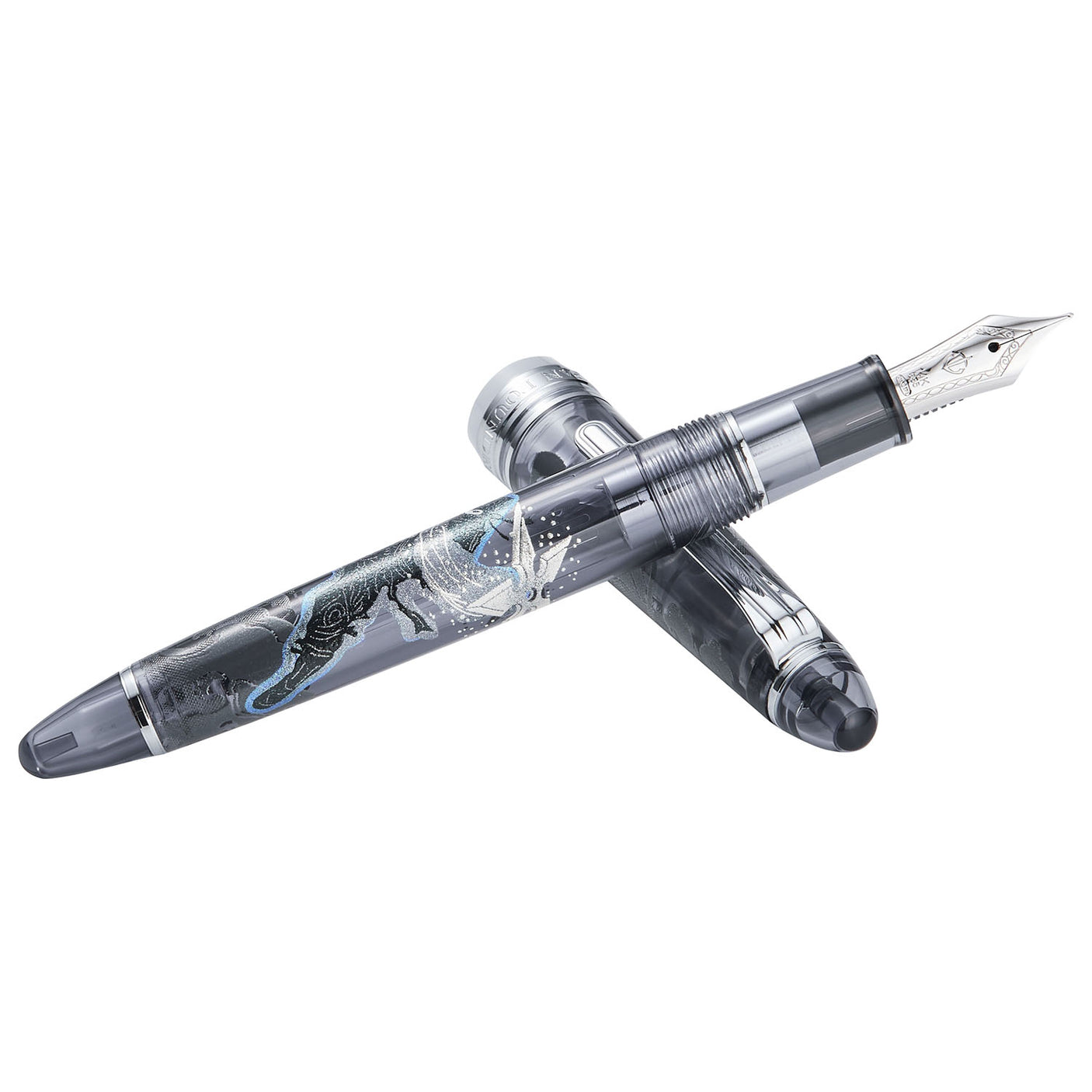 Sailor 1911 2nd Edition Ninja Yuubi Maki-e Fountain Pen Star 14K Nib