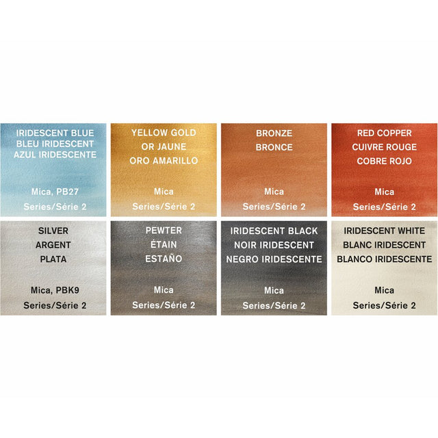 Winsor & Newton Cotman Watercolour Metallic Pocket Set of 8 Half Pans