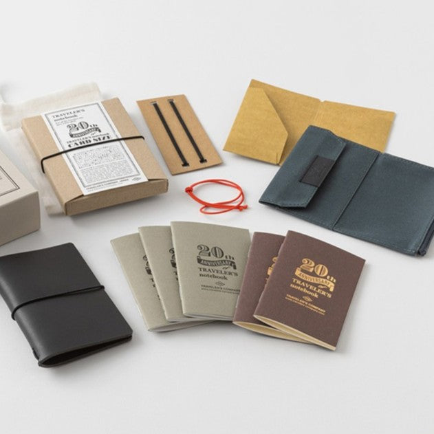 TRAVELER’S COMPANY Notebook 20th Anniversary Card Size Set
