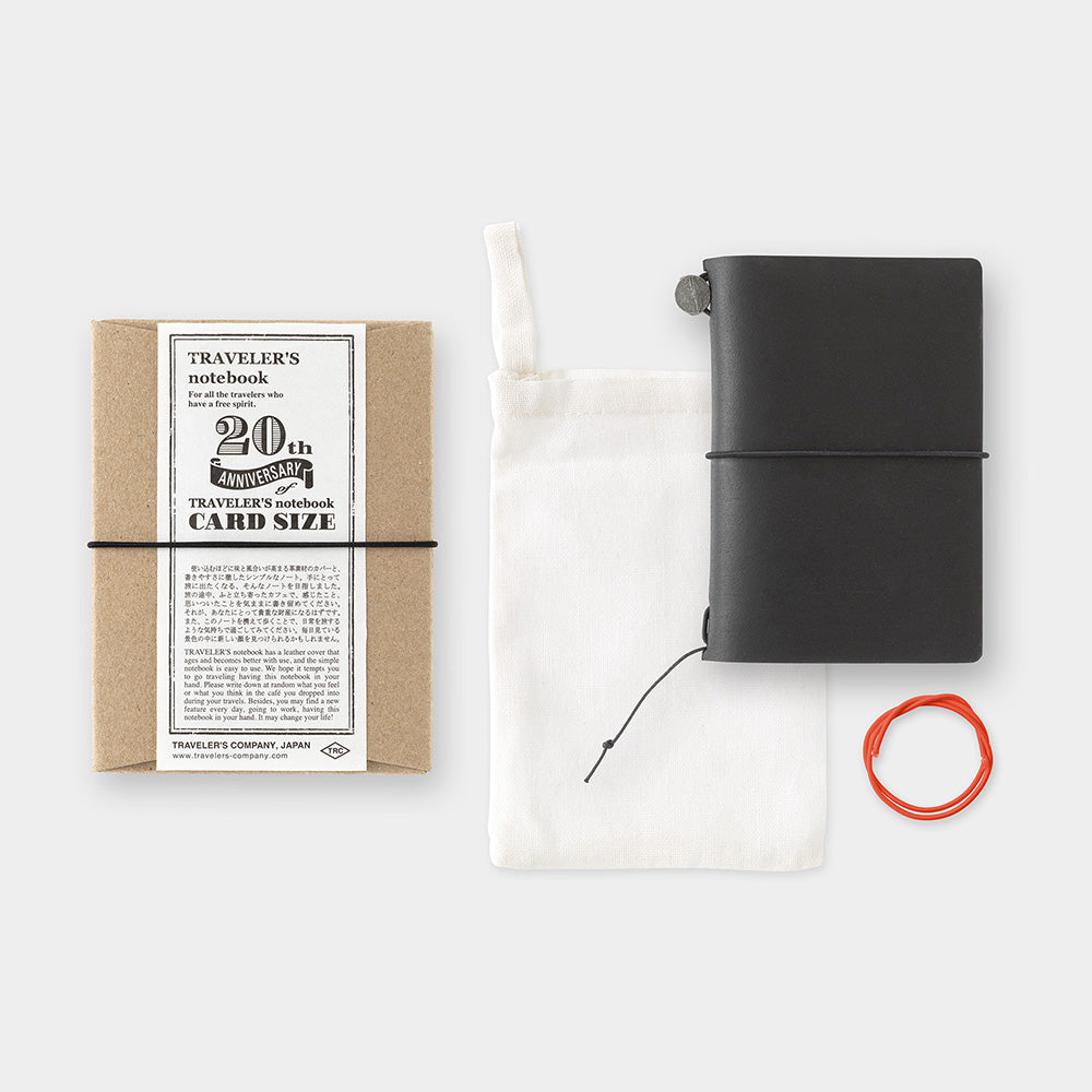 TRAVELER’S COMPANY Notebook 20th Anniversary Card Size Set