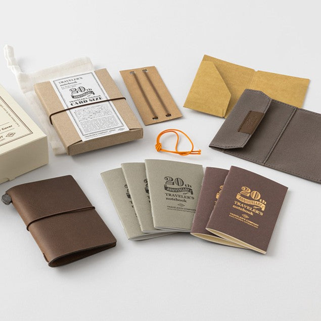 TRAVELER’S COMPANY Notebook 20th Anniversary Card Size Set