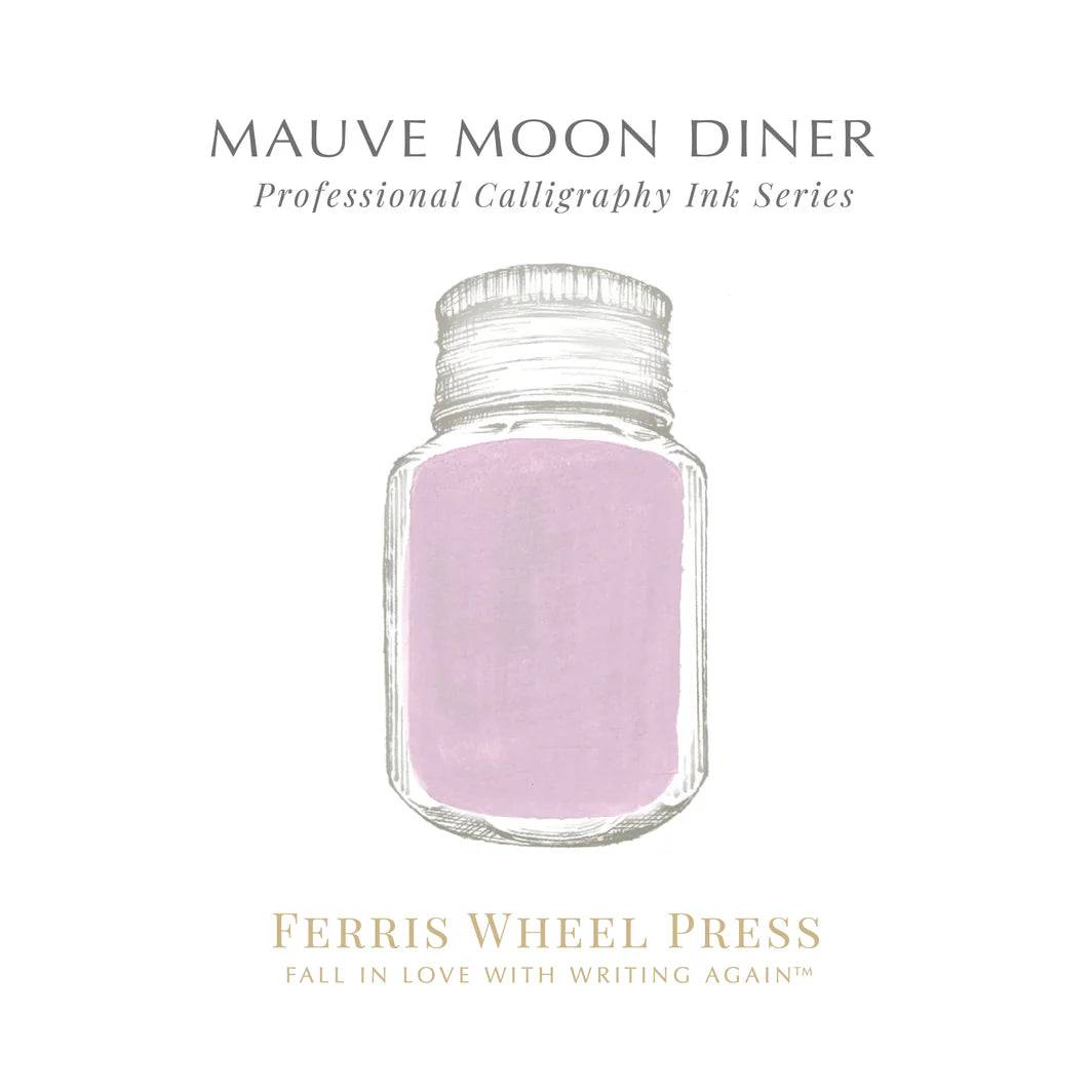 Ferris Wheel Press Calligraphy Ink 28ml Mauve Moon Diner