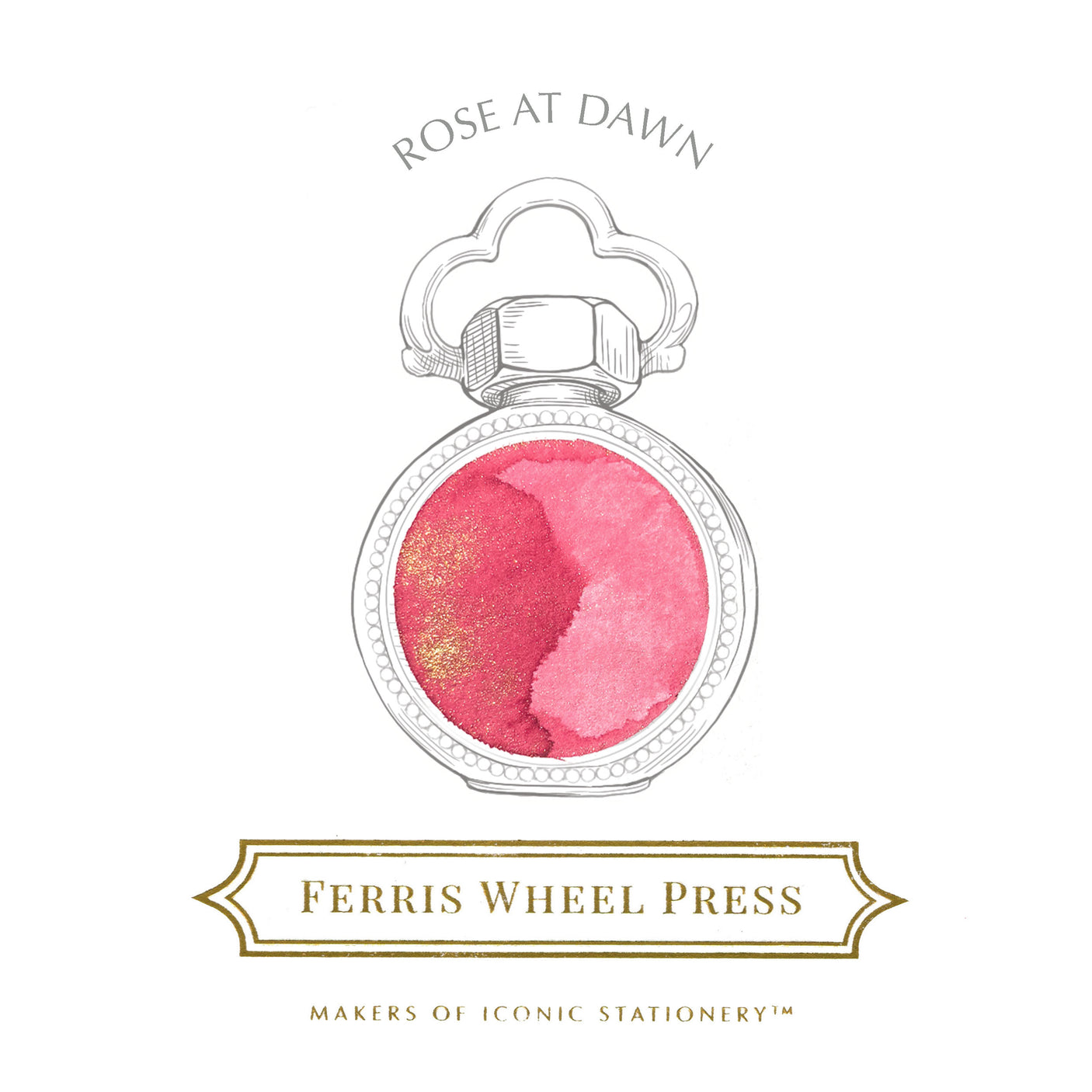 Ferris Wheel Press Fountain Pen Ink 38ml Rose at Dawn