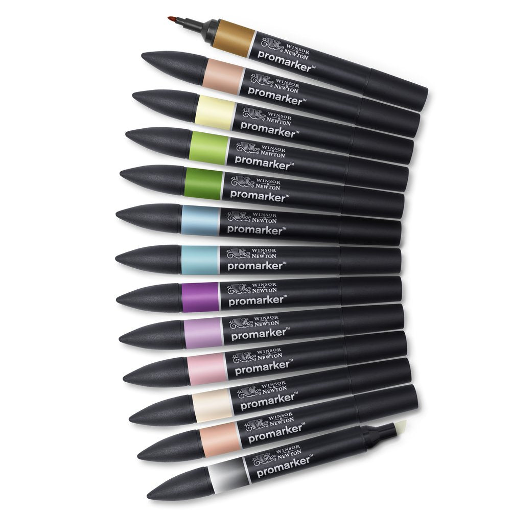 Winsor & Newton ProMarkers Set of 12+1 Manga Fantasy