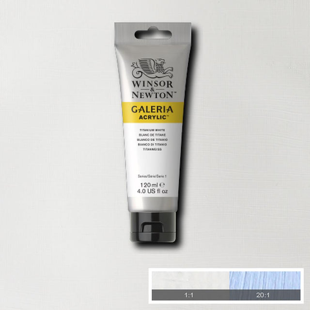 Winsor & Newton Galeria Acrylic Colour 120ml Titanium White