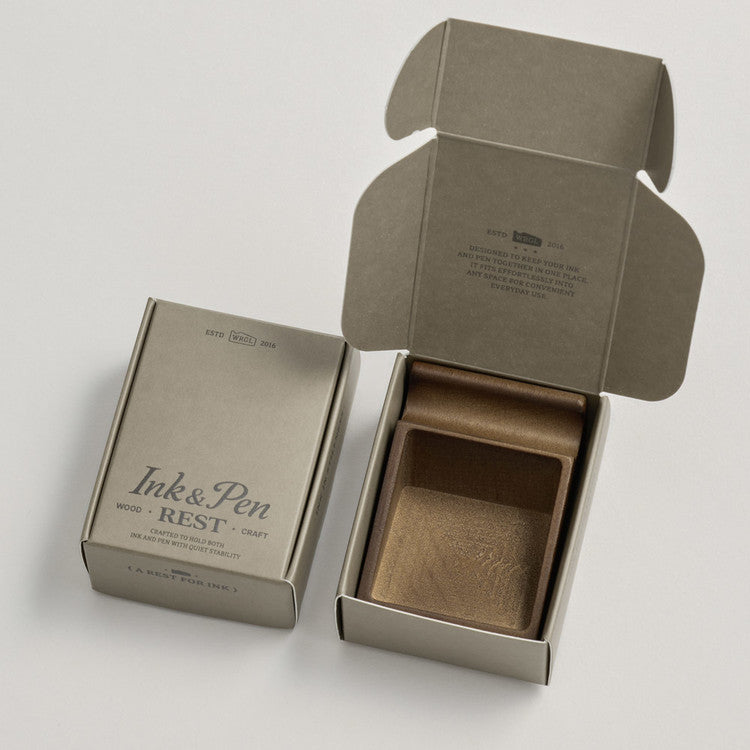 Wearingeul Wooden Ink & Pen Rest