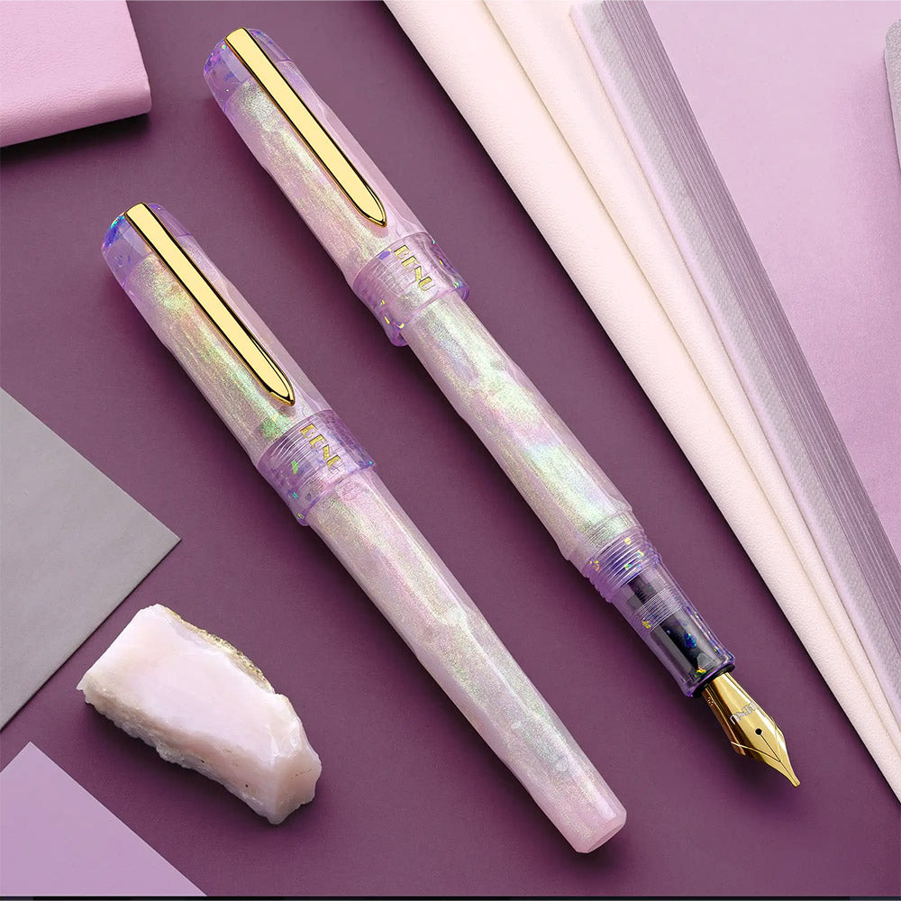 BENU Talisman Fountain Pen Pink Opal