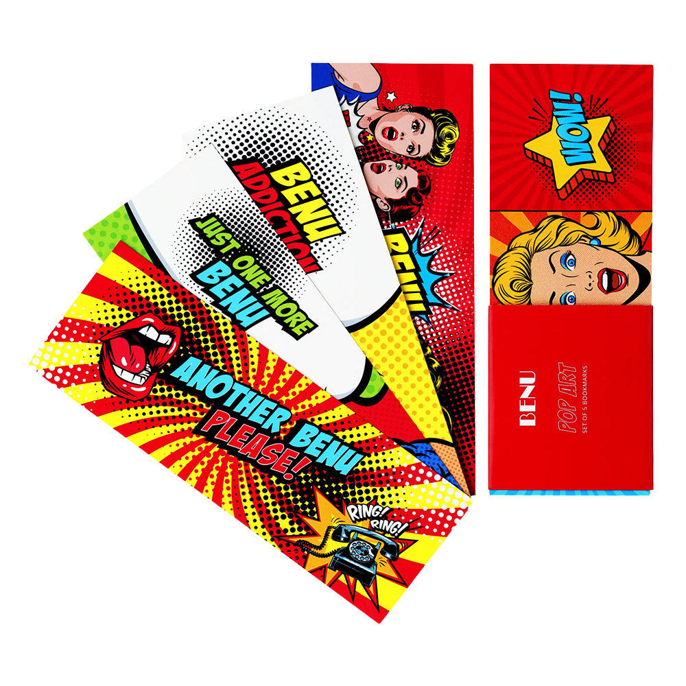 Benu Pop Art Bookmark Set