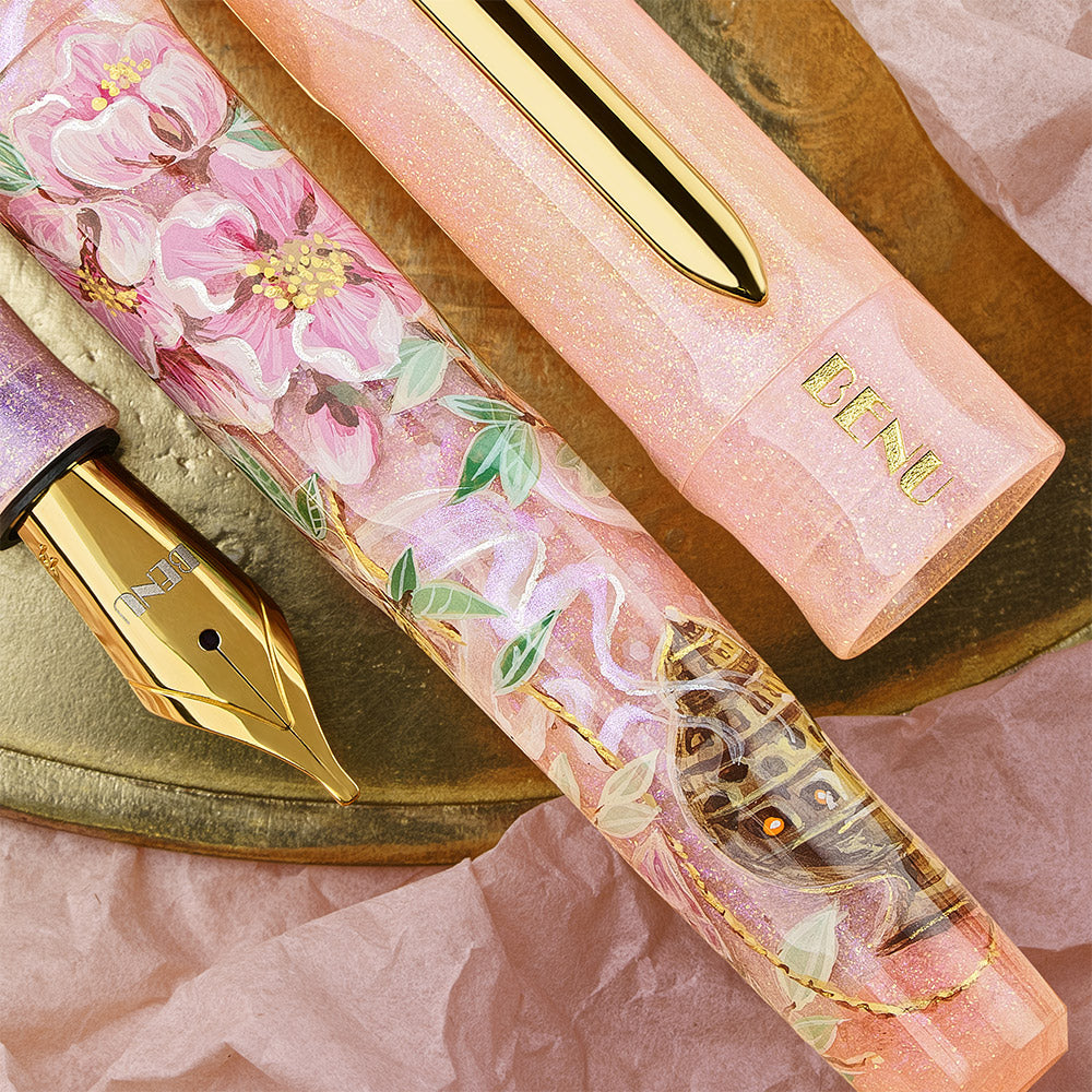 Benu Talisman Fountain Pen Peach Blossom