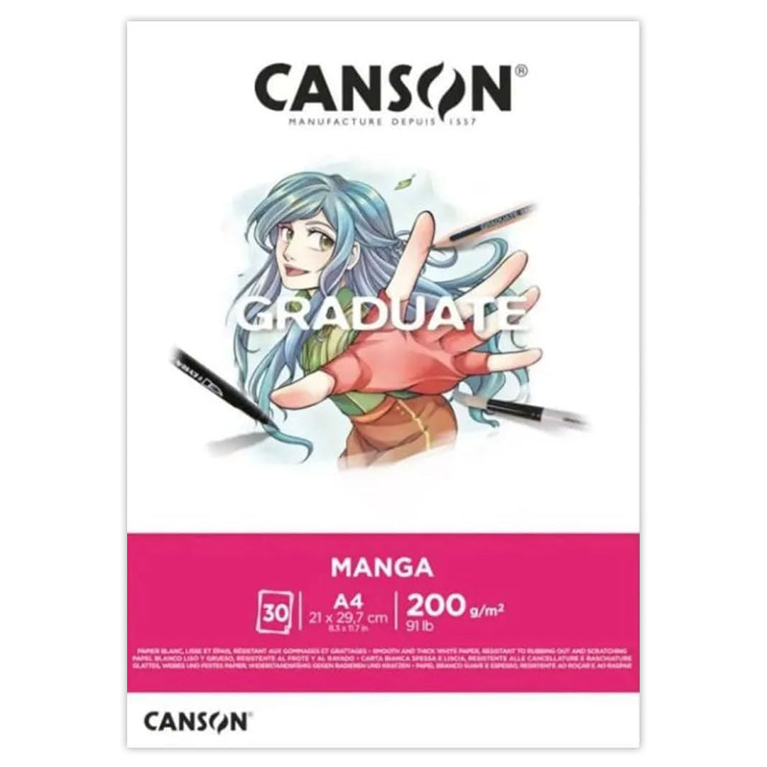 Canson Graduate Manga Marker Pad A4 200gsm