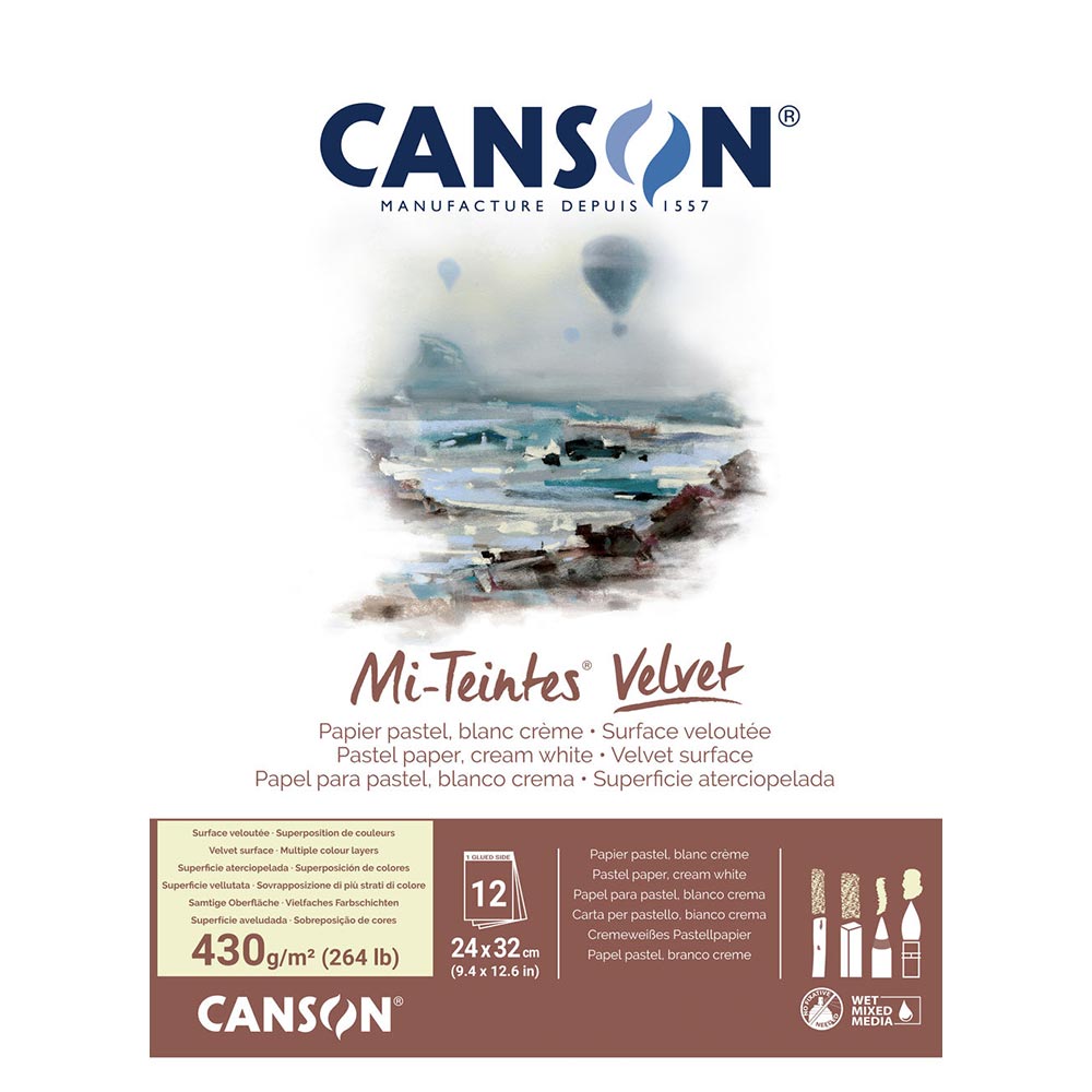 Canson Mi-Teintes 430gsm Velvet Pad 24 x 32