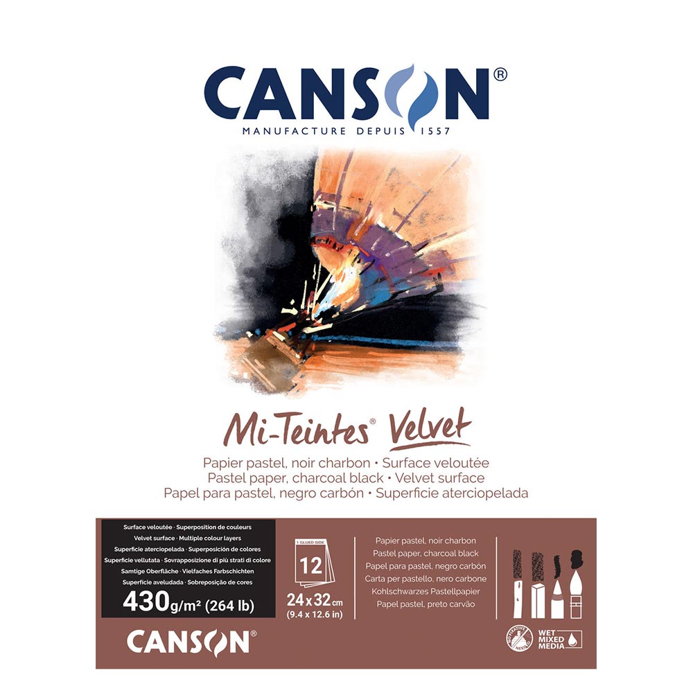 Canson Mi-Teintes 430gsm Velvet Pad 24 x 32