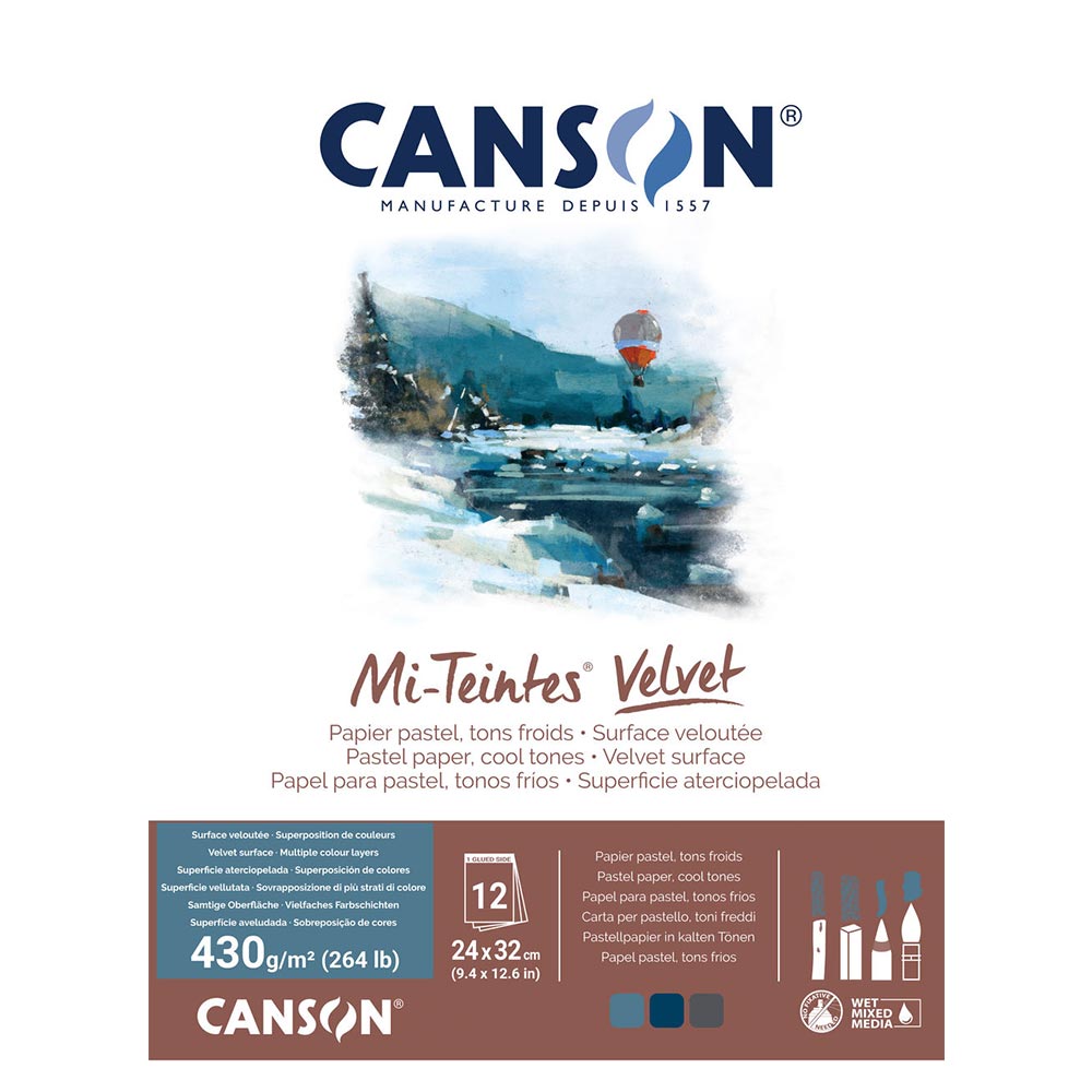 Canson Mi-Teintes 430gsm Velvet Pad 24 x 32