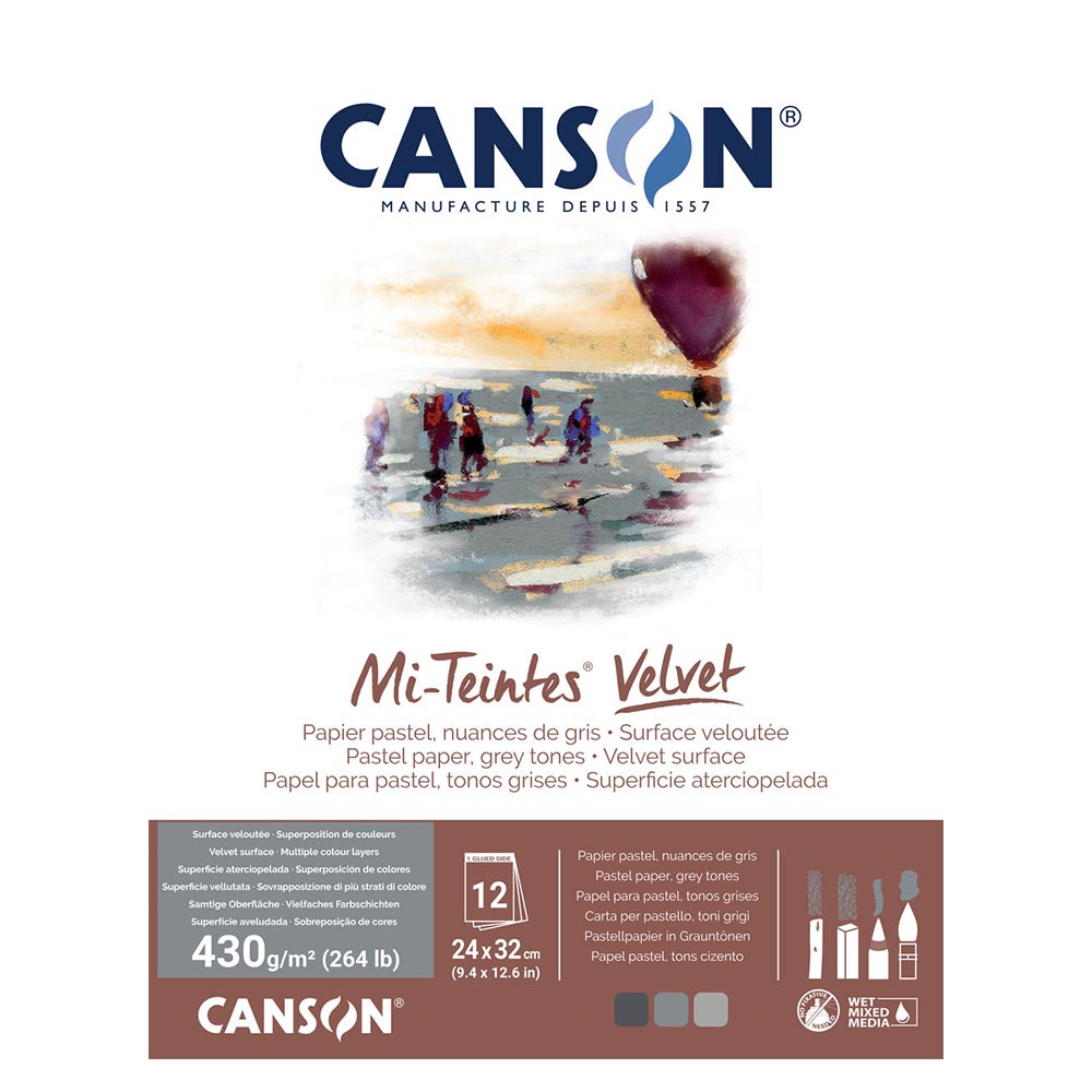 Canson Mi-Teintes 430gsm Velvet Pad 24 x 32