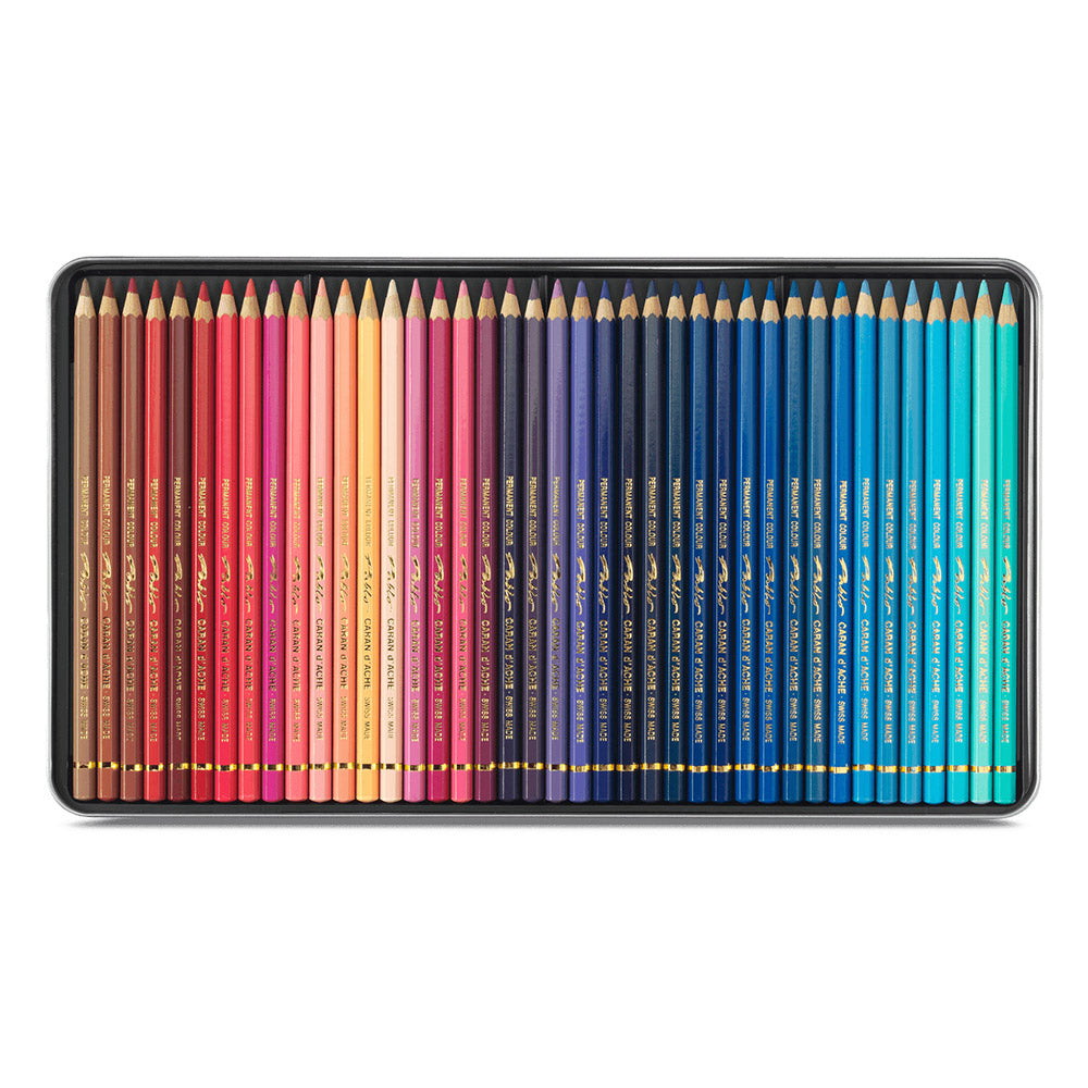 Caran d'Ache Pablo Artists Permanent Colour Pencil Assorted Tin of 120