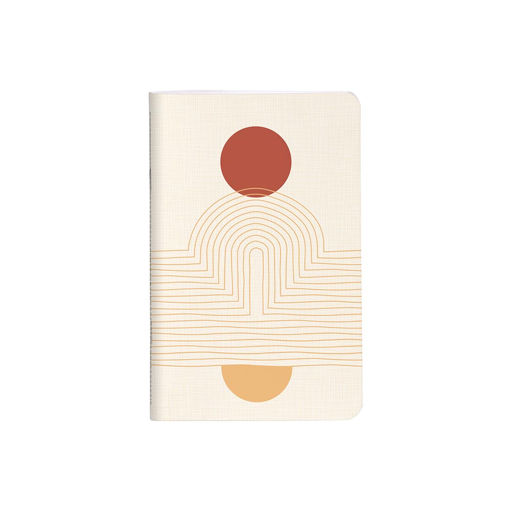 Clairefontaine Terracotta Stapled Notebook Sewn On Spine 75x12cm Assorted