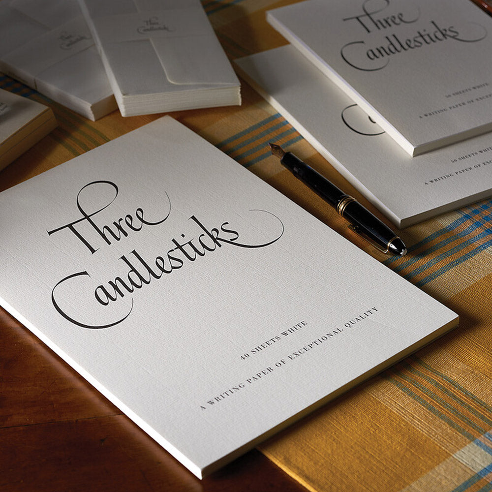 Three Candlesticks DL Envelopes Pack of 20 White