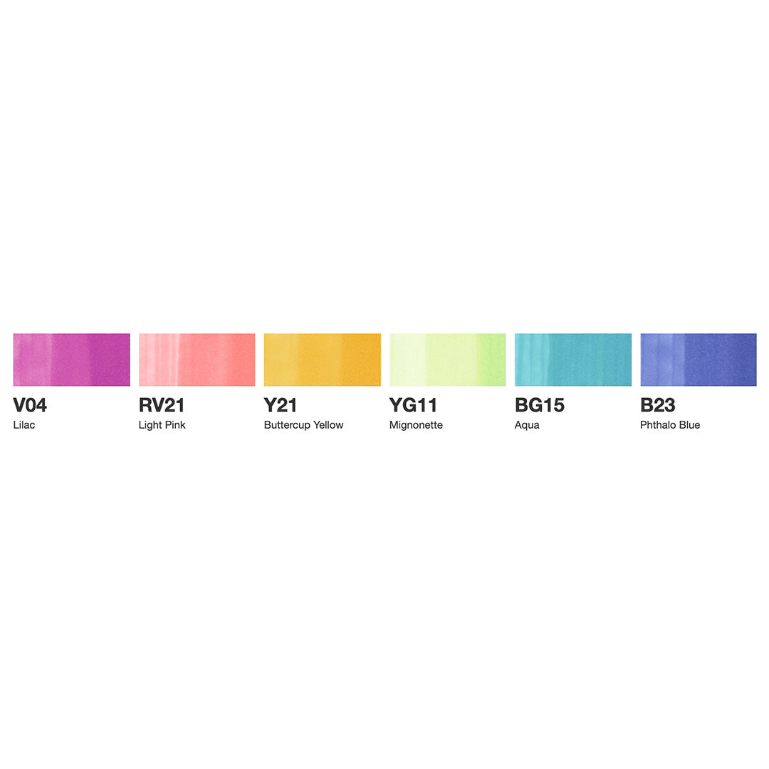 Copic Ciao Set of 6 Assorted