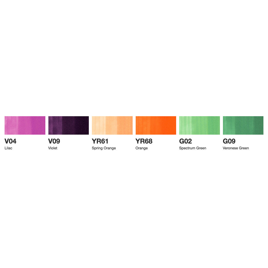 Copic Sketch Marker Pen Set of 6