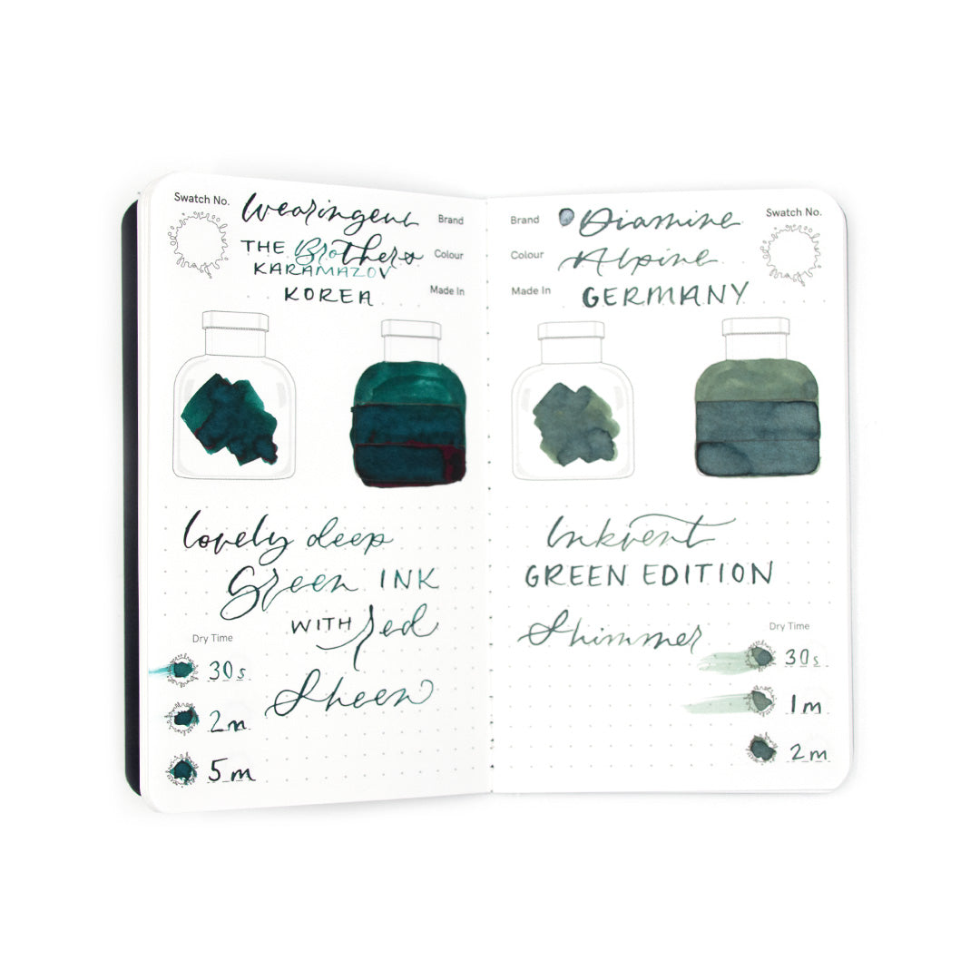Cult Pens Ink Pocket Swatch Book with Regalia Paper by Endless
