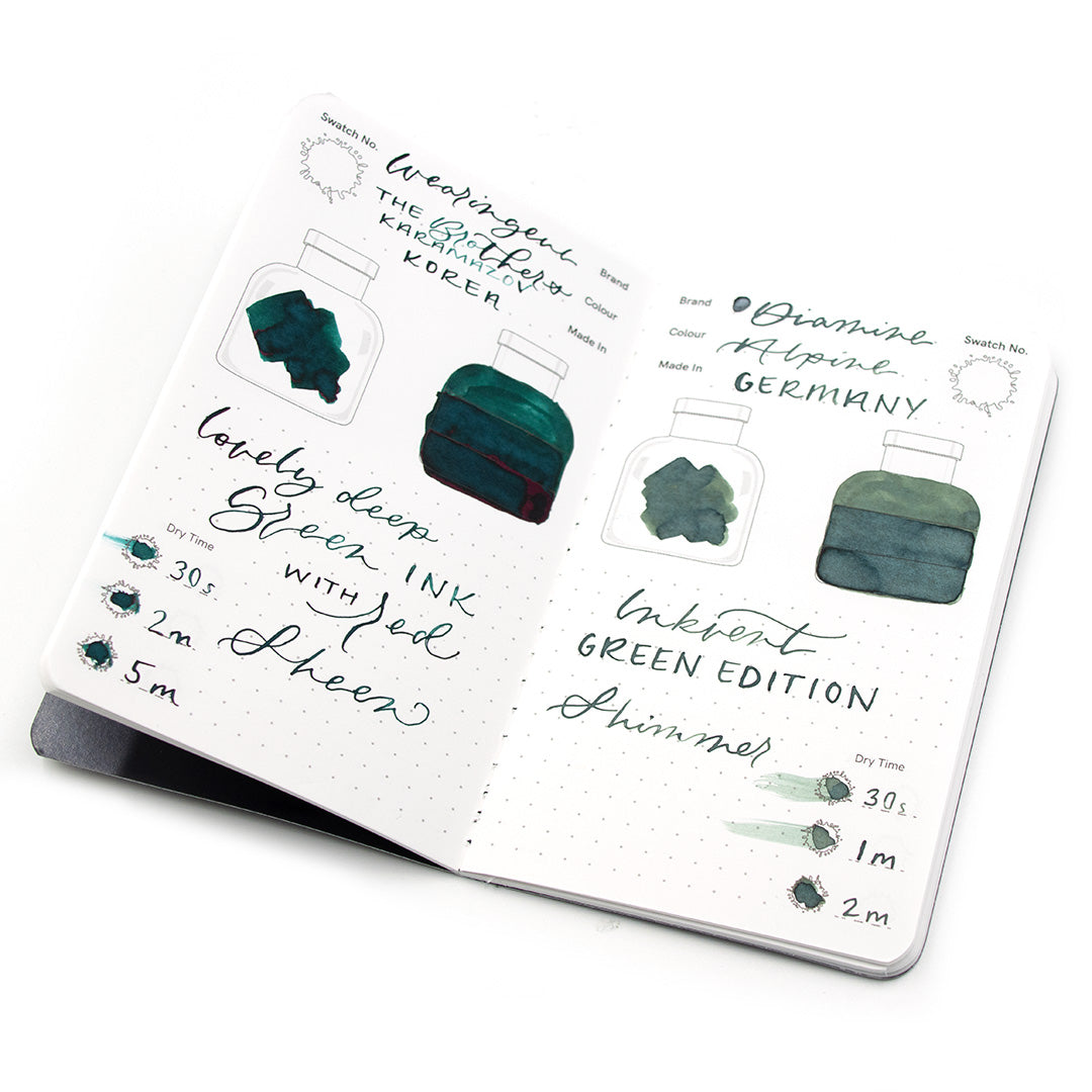 Cult Pens Ink Pocket Swatch Book with Regalia Paper by Endless