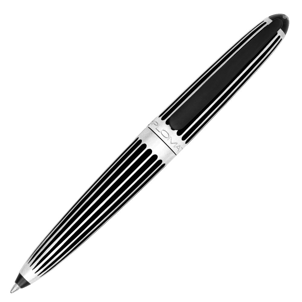 Diplomat Aero Stripes Black easyFLOW Ballpoint Pen