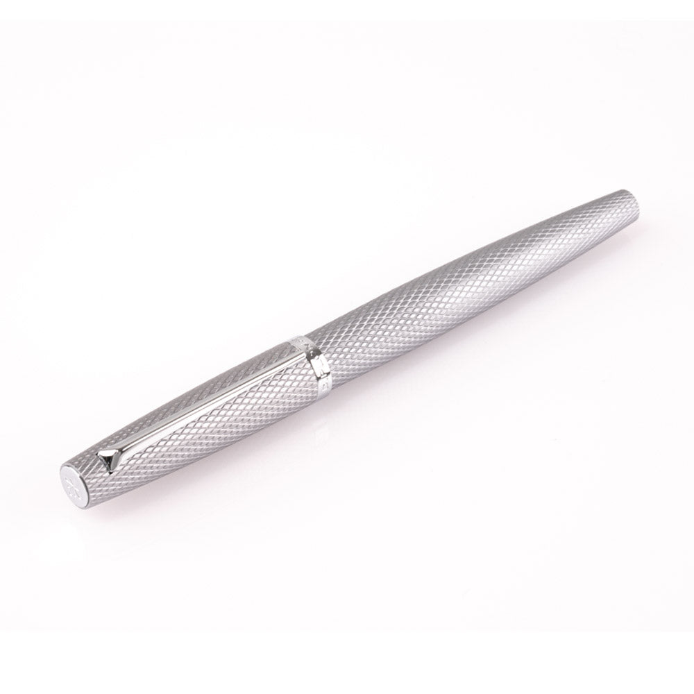 Diplomat Viper Guilloche Rollerball Silver