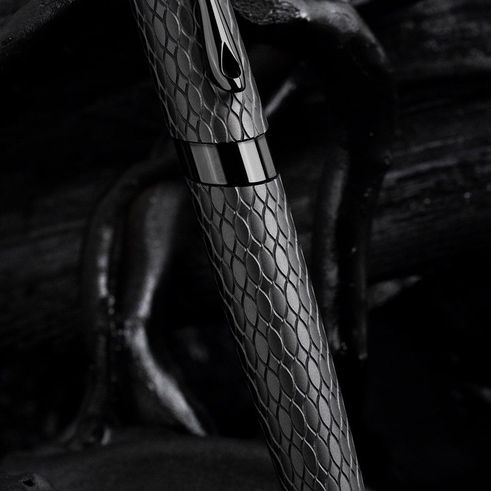 Diplomat Cobra Guilloche Rollerball Black