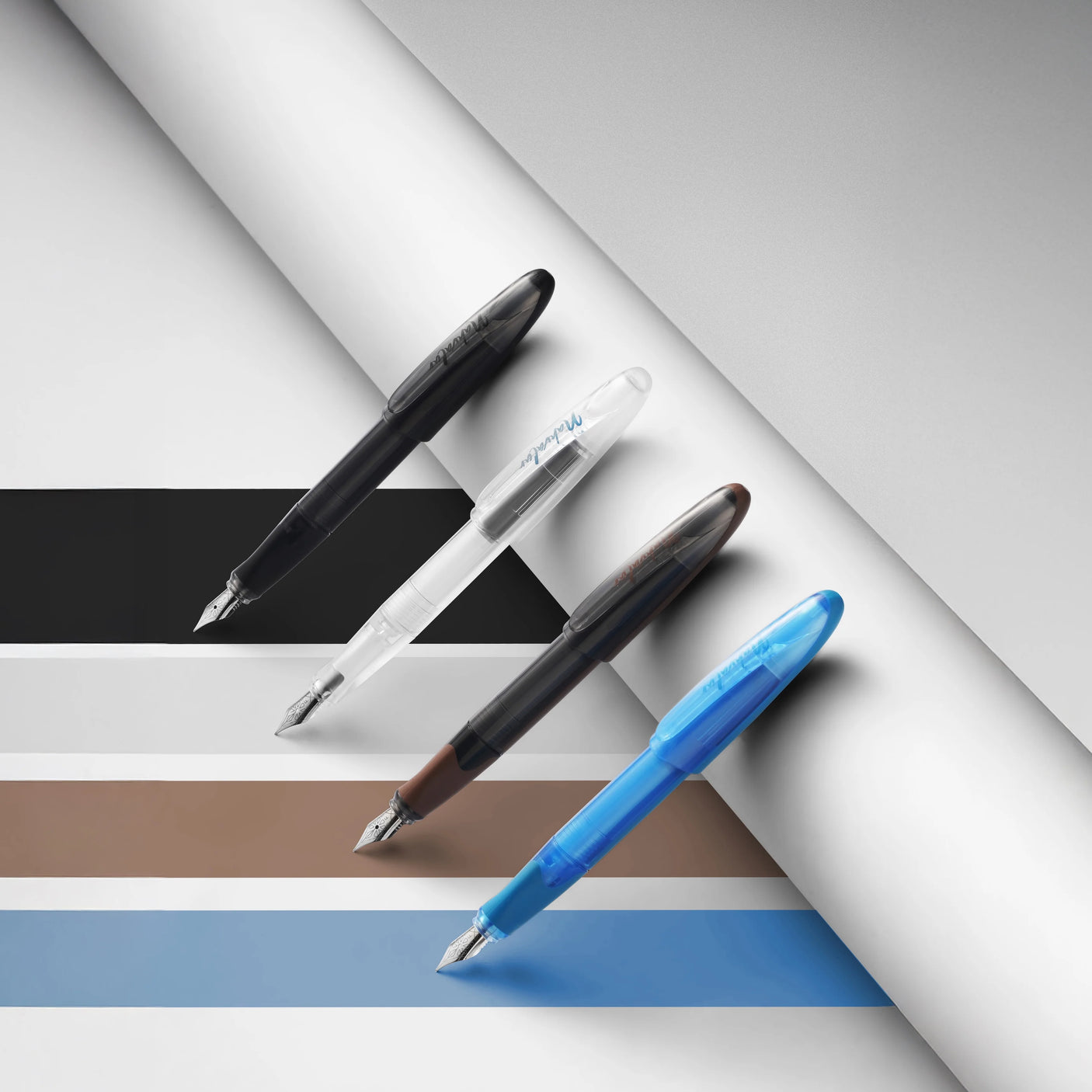 Nahvalur Triad Fountain Pen Blue