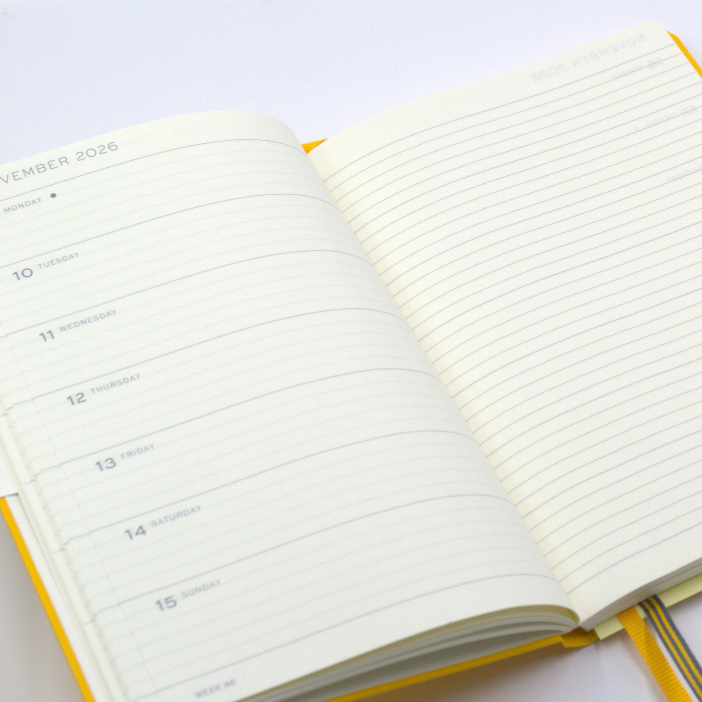 LEUCHTTURM1917 Weekly Planner & Notebook Medium (A5) 18 months 2026/2027 Black