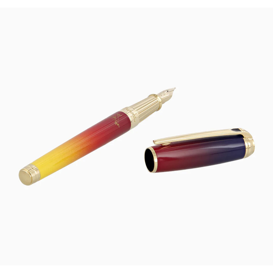 S.T.Dupont Montecristo Ligne D Large Crepuscule Fountain Pen