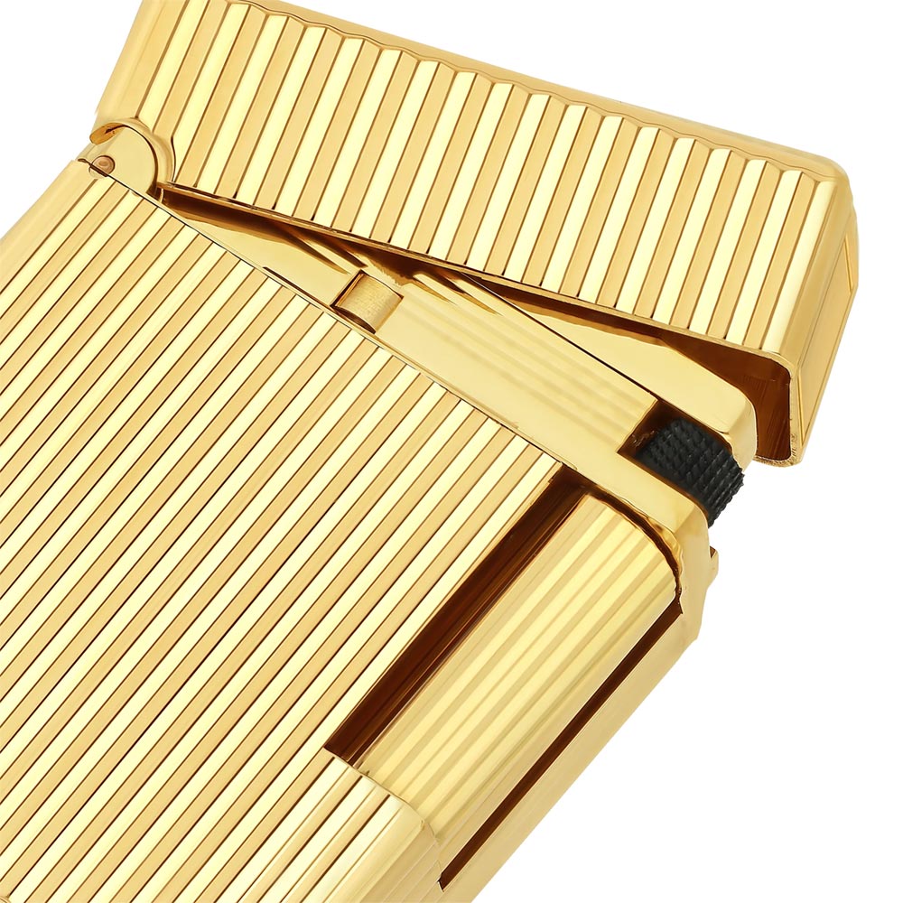 S.T.Dupont Line 1 Vertical Line Lighter Yellow Gold
