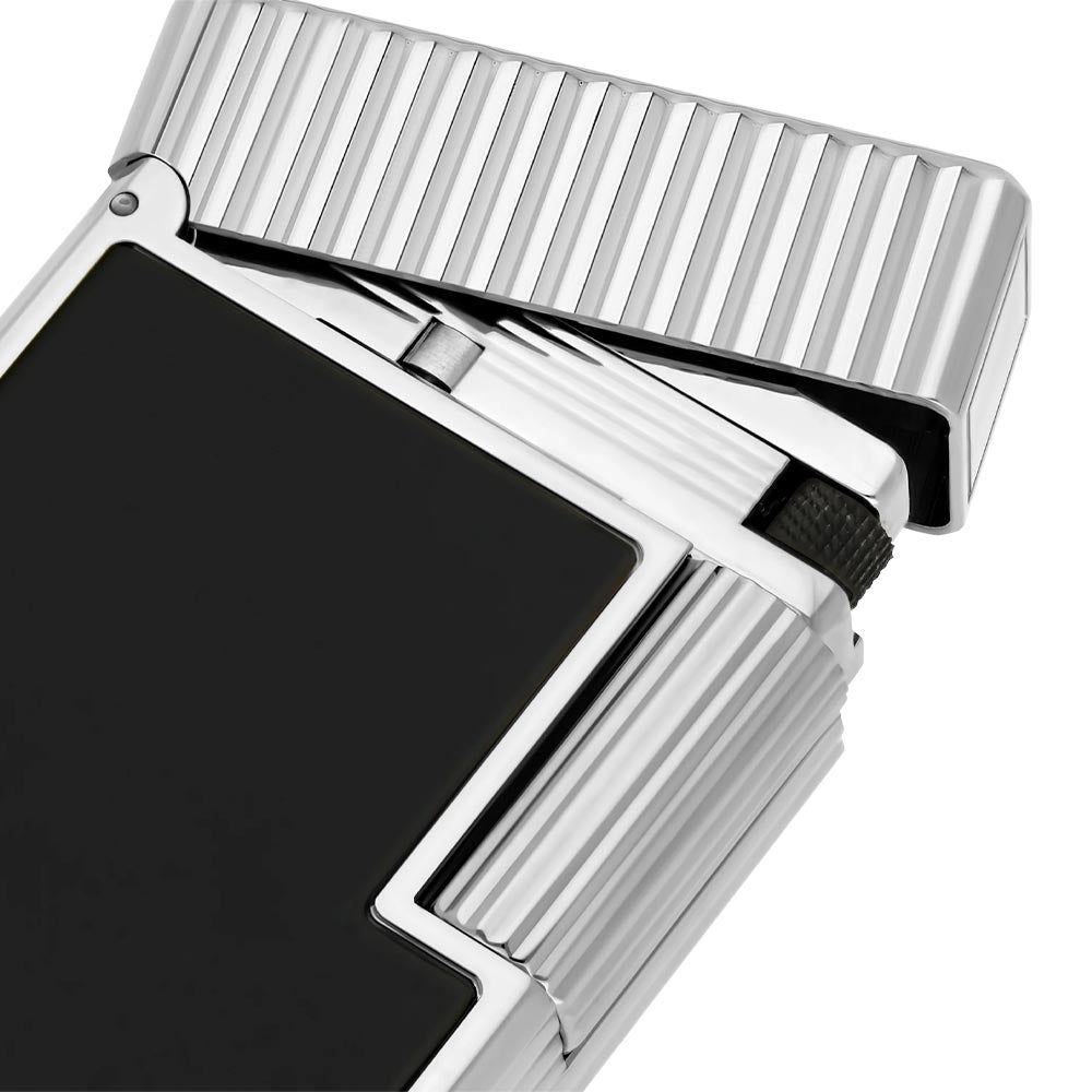 S.T.Dupont Line 1 Vertical Line Lighter Black and Palladium