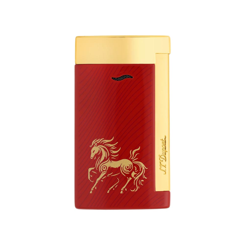 S.T.Dupont Year of the Horse Slim Lighter Red