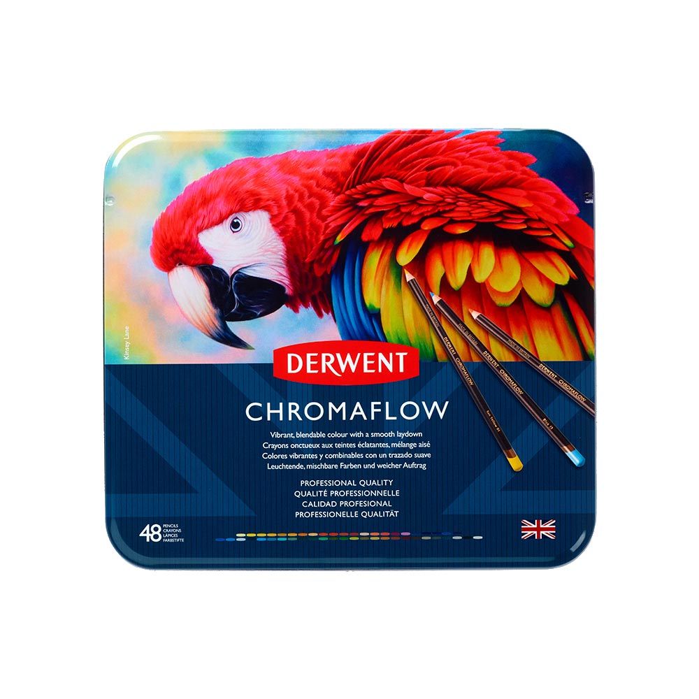 Derwent Chromaflow Pencils Tin of 48