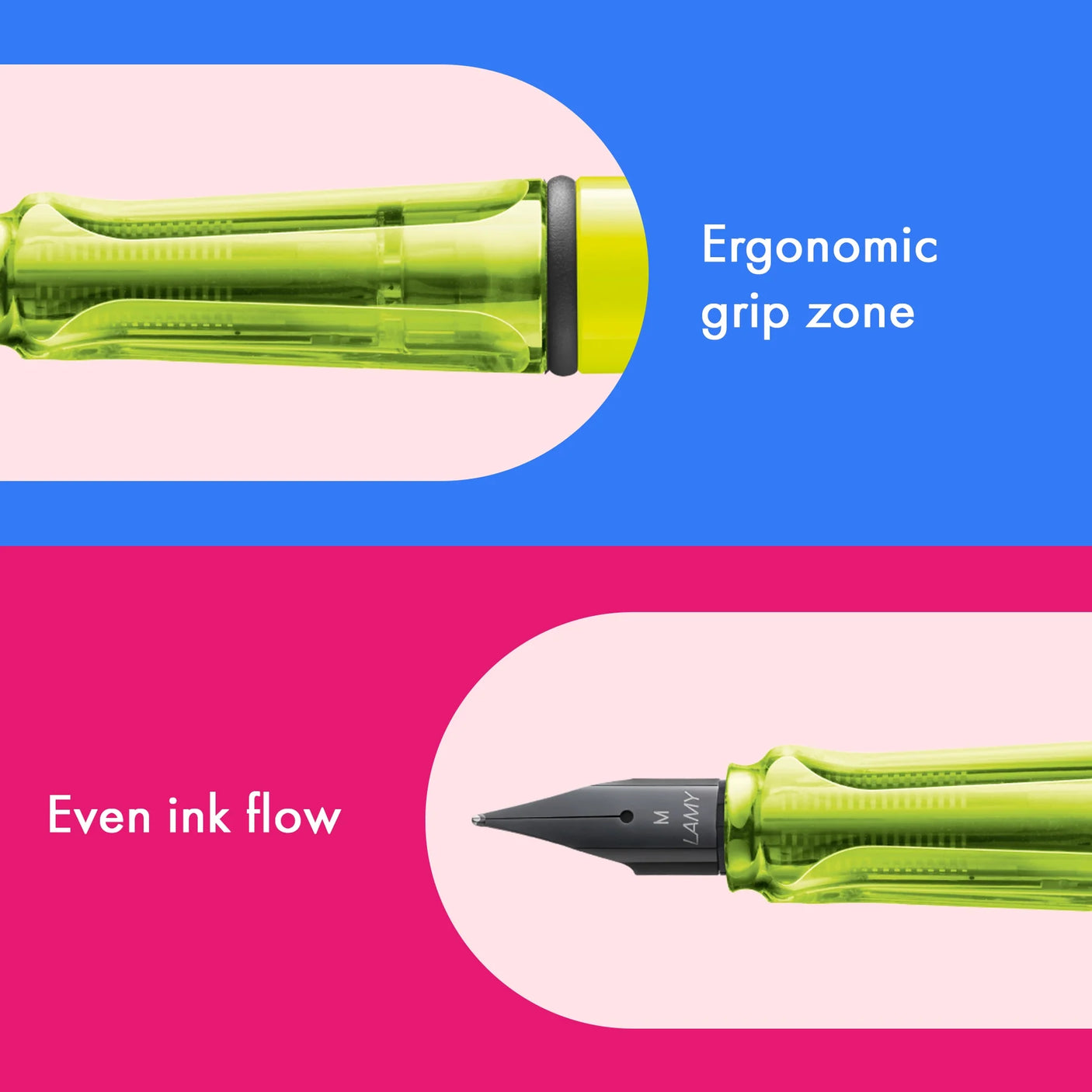 LAMY Safari Fountain Pen Neonyellow Special Edition
