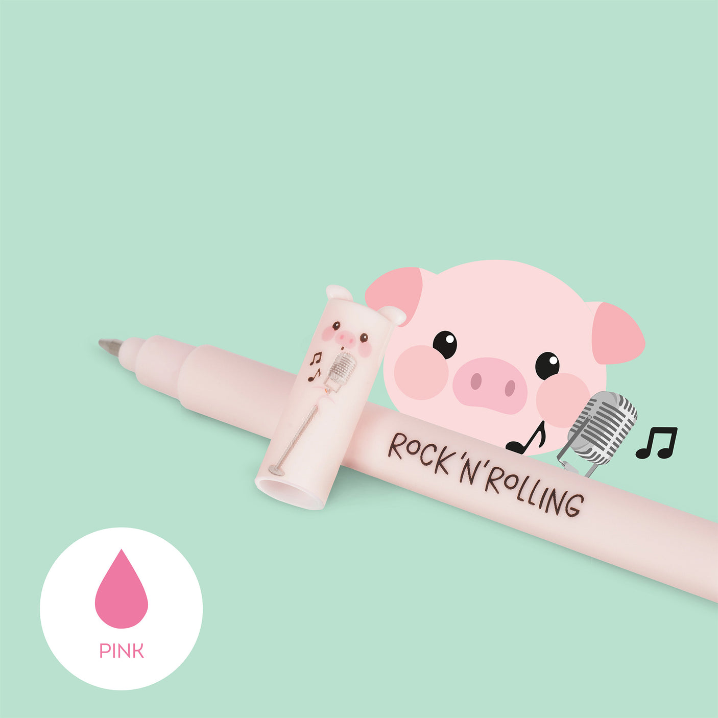 Legami Set Of 4 Erasable Pens Farm Sweet Farm