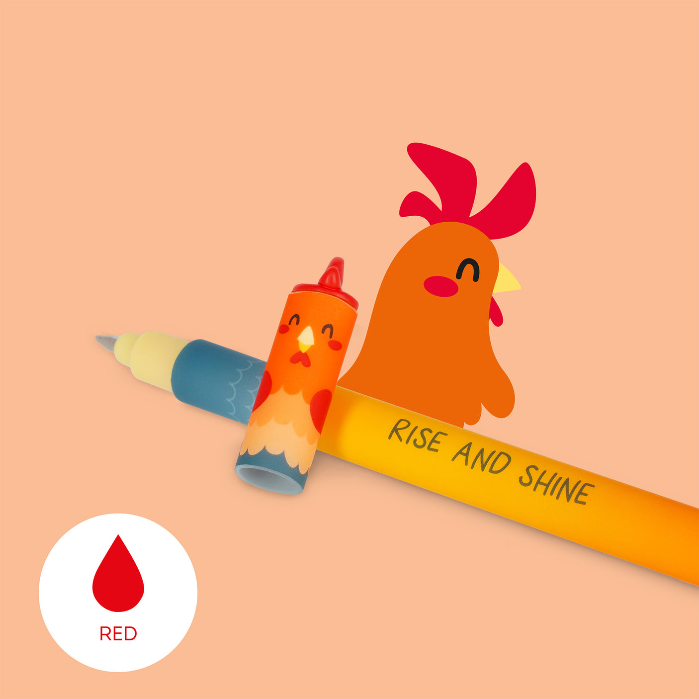 Legami Set Of 4 Erasable Pens Farm Sweet Farm