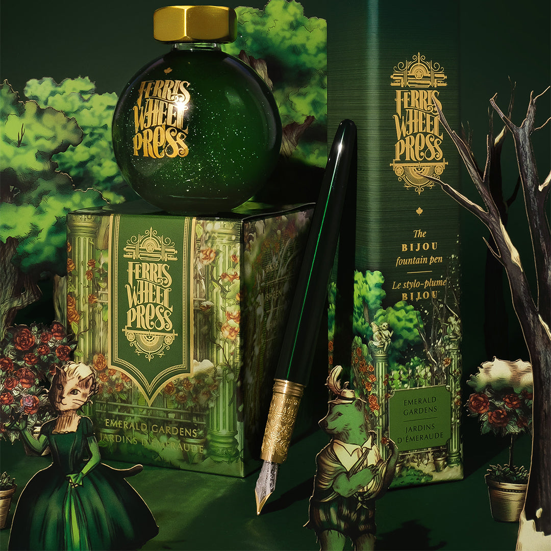 Ferris Wheel Press Ferritales Fountain Pen Ink 20ml Emerald Gardens