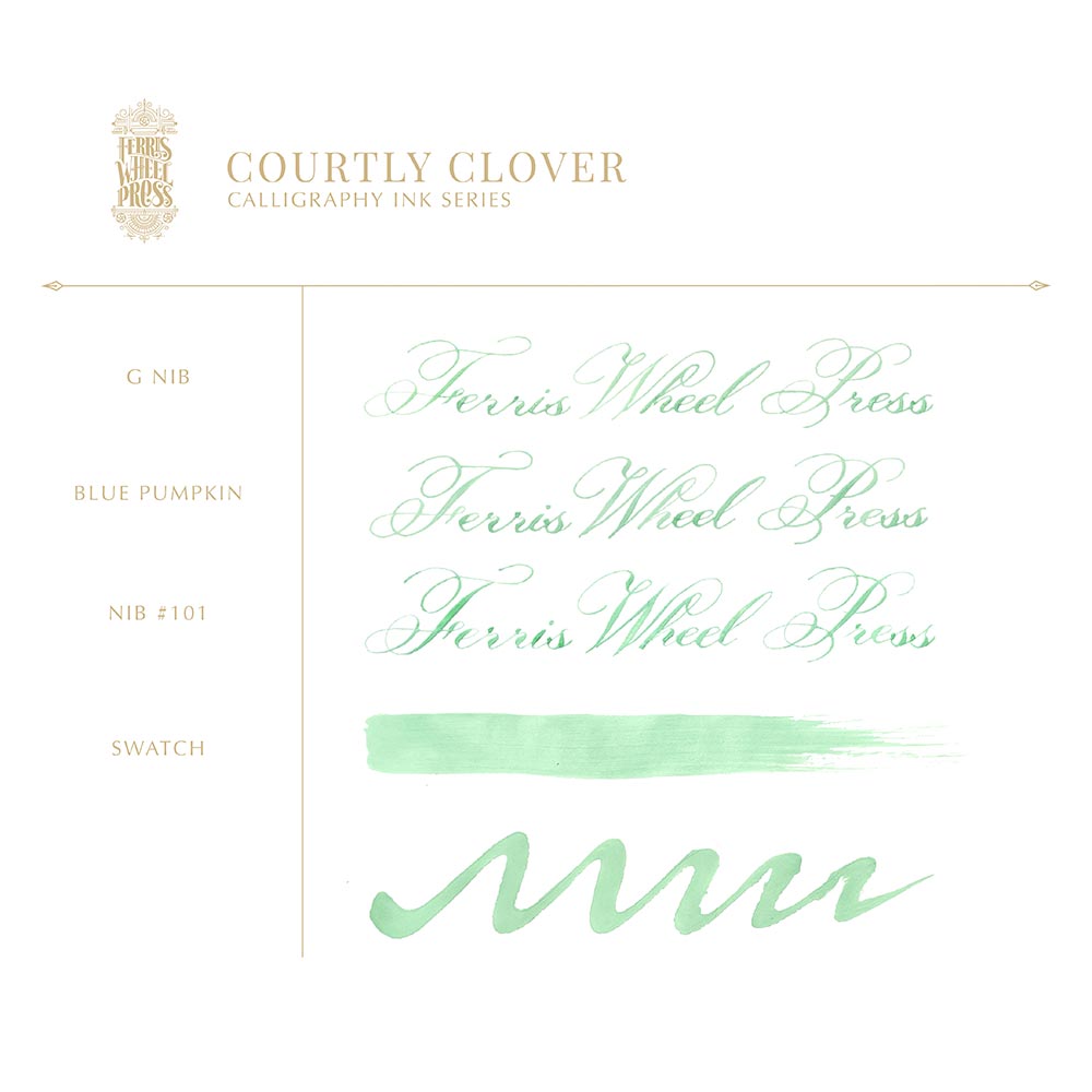 Ferris Wheel Press Calligraphy Ink 28ml Courtly Clover