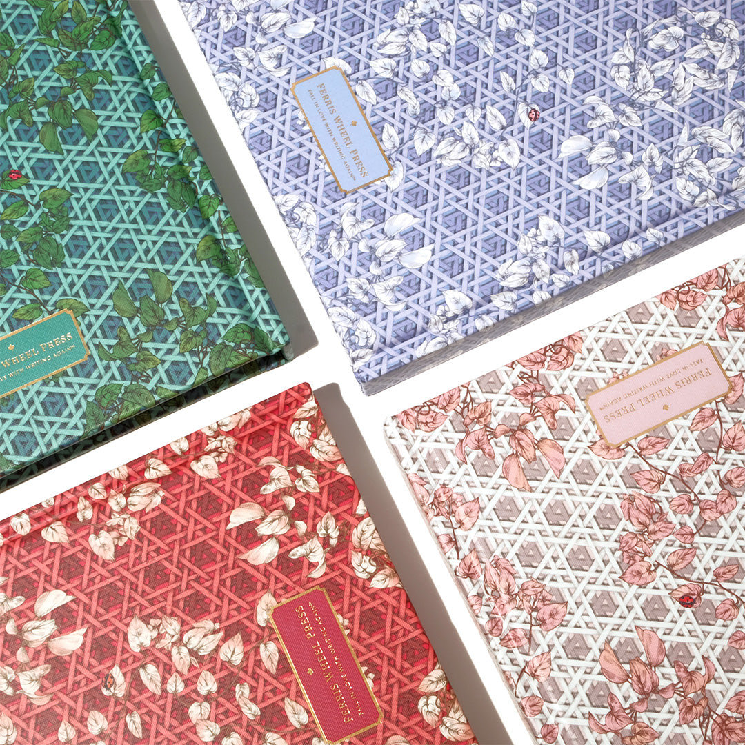 Ferris Wheel Press A5 Sketchbook Enveloped in Rattan Teal