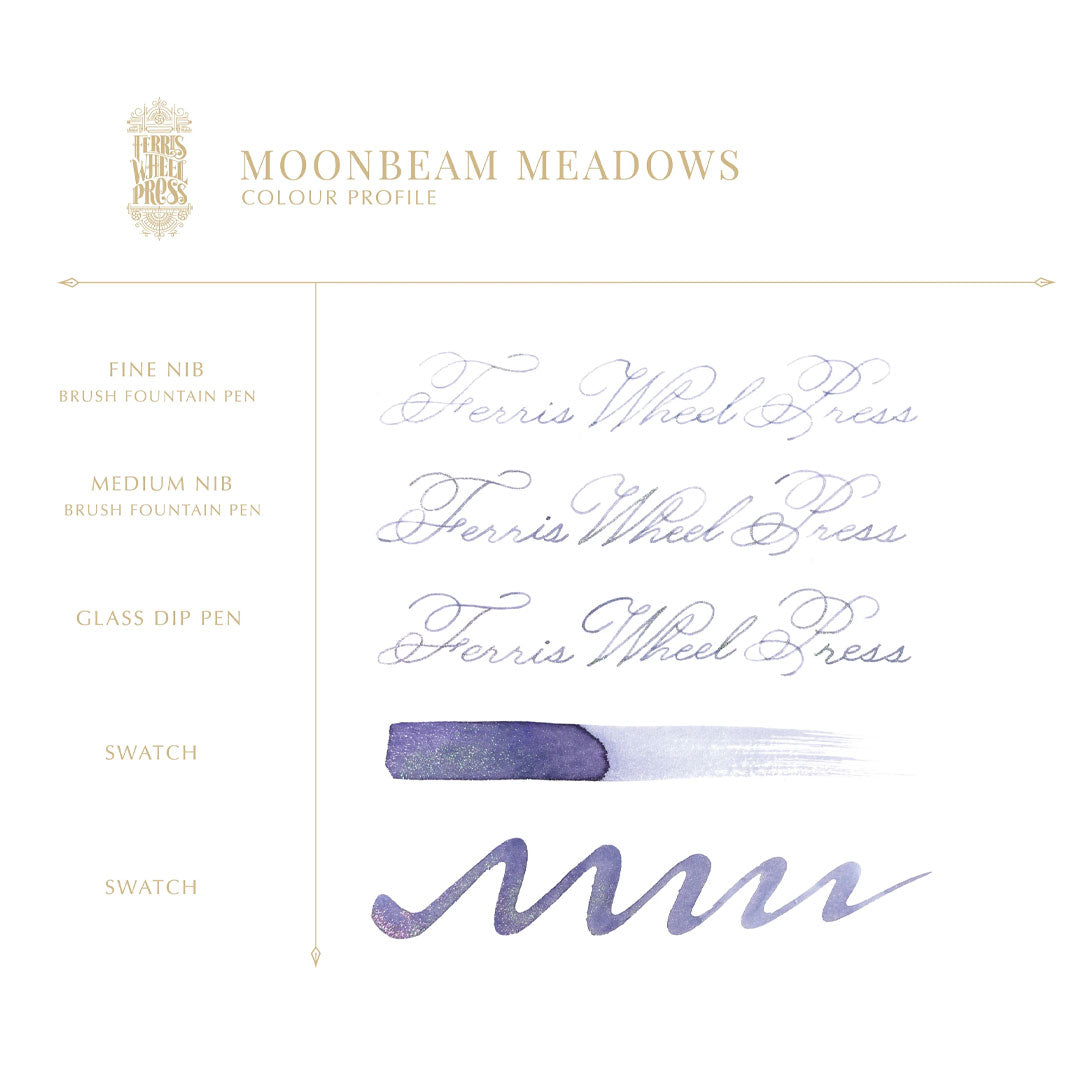 Ferris Wheel Press Ferritales Fountain Pen Ink 85ml Moonbeam Meadows