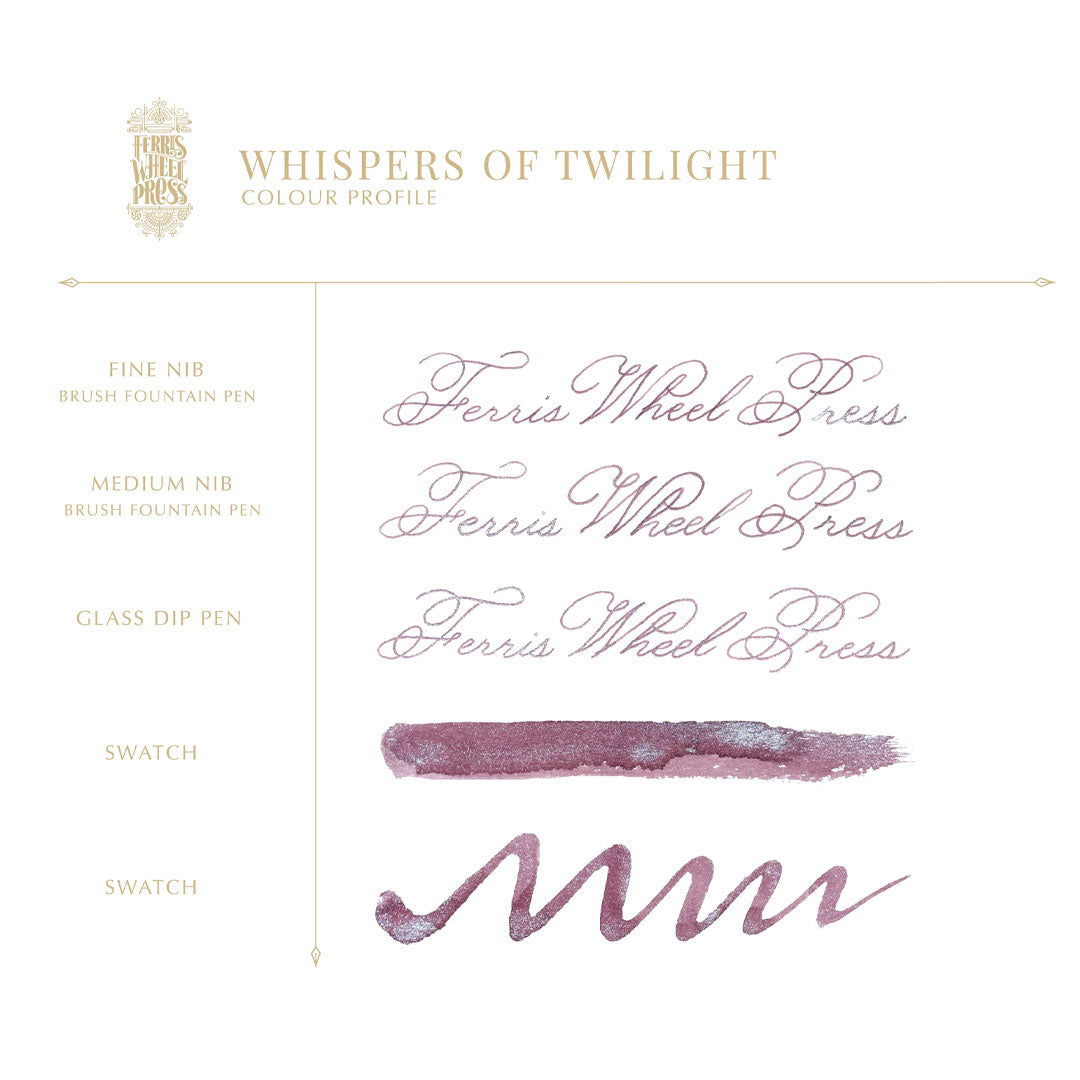 Ferris Wheel Press Ferritales Fountain Pen Ink 85ml Whispers of Twilight