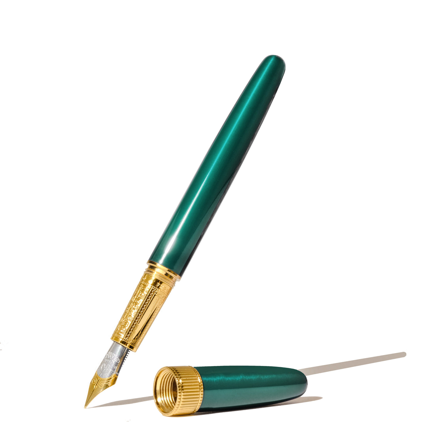 Ferris Wheel Press The Joule Fountain Pen Engravers Teal