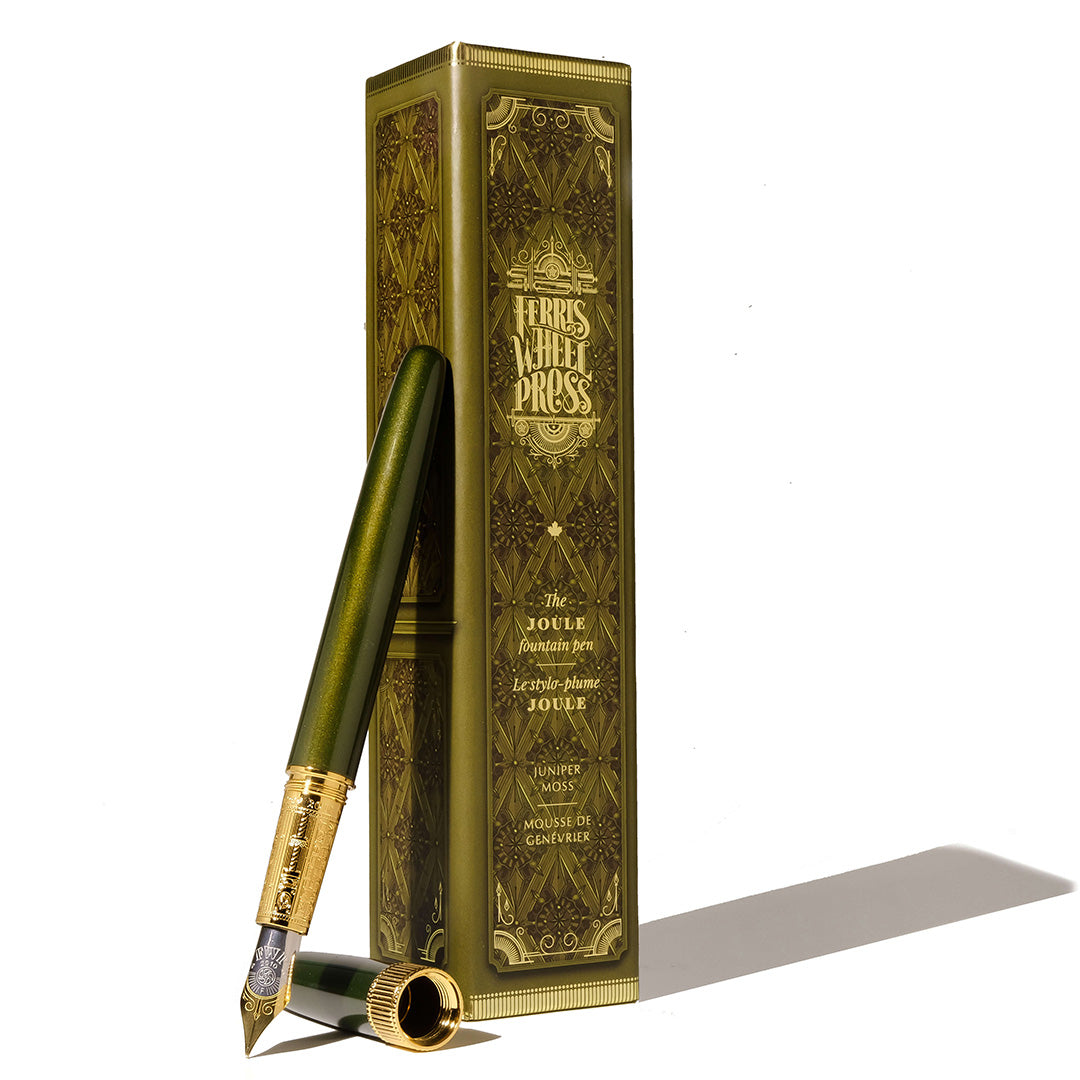 Ferris Wheel Press The Joule Fountain Pen Juniper Moss