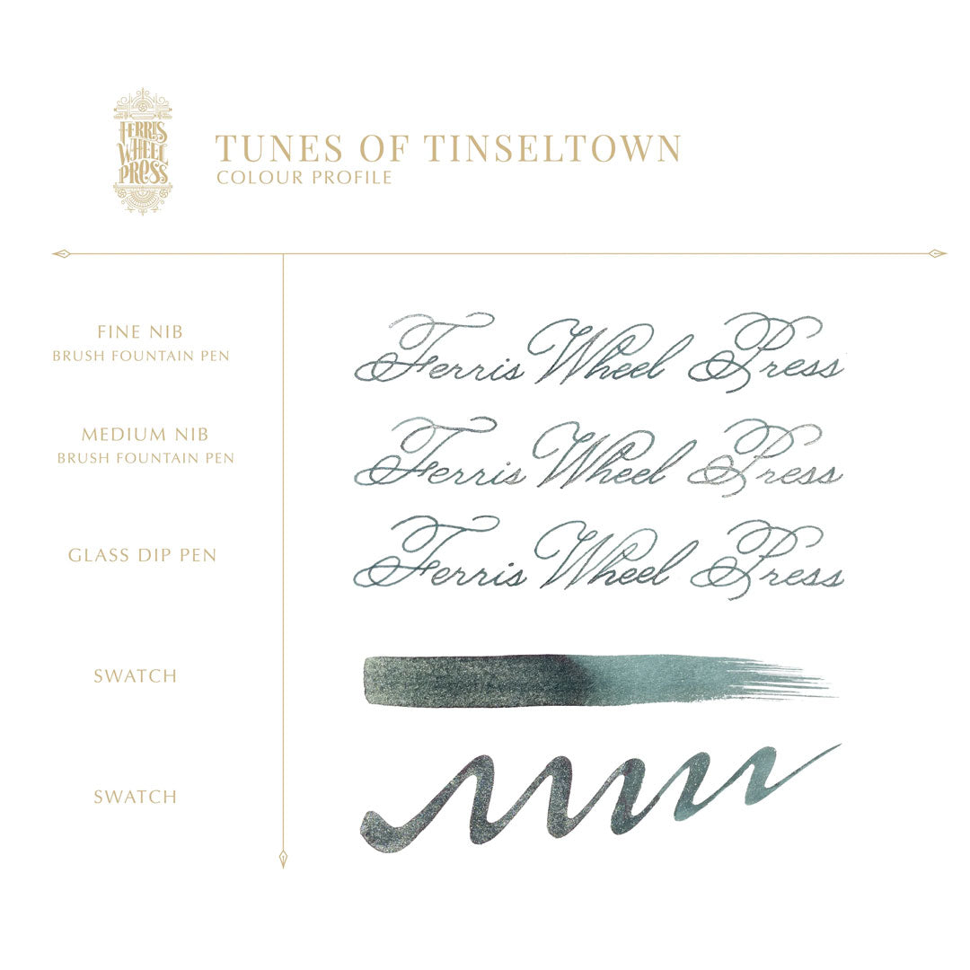 Ferris Wheel Press Everyday Fountain Pen Ink 10ml Tunes of Tinseltown