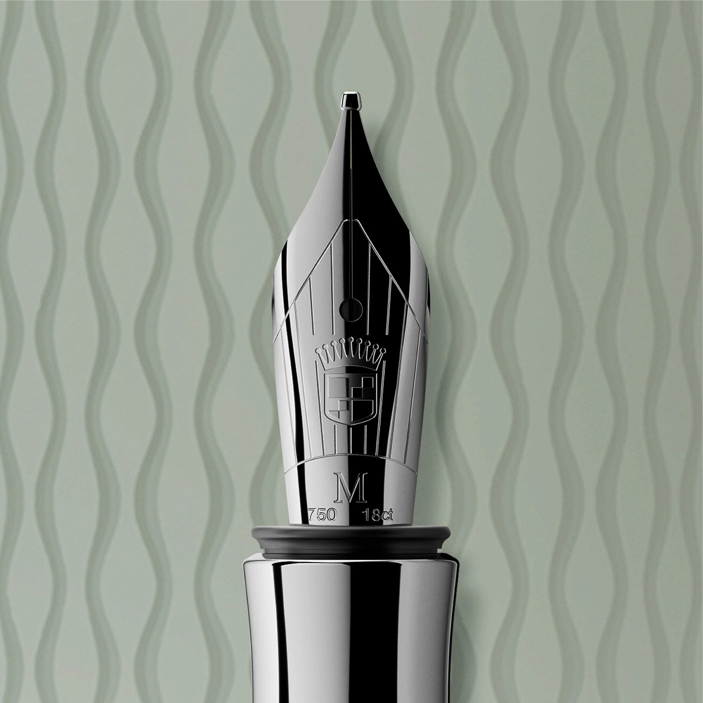 Graf von Faber-Castell Fountain Pen Guilloche Sage Green