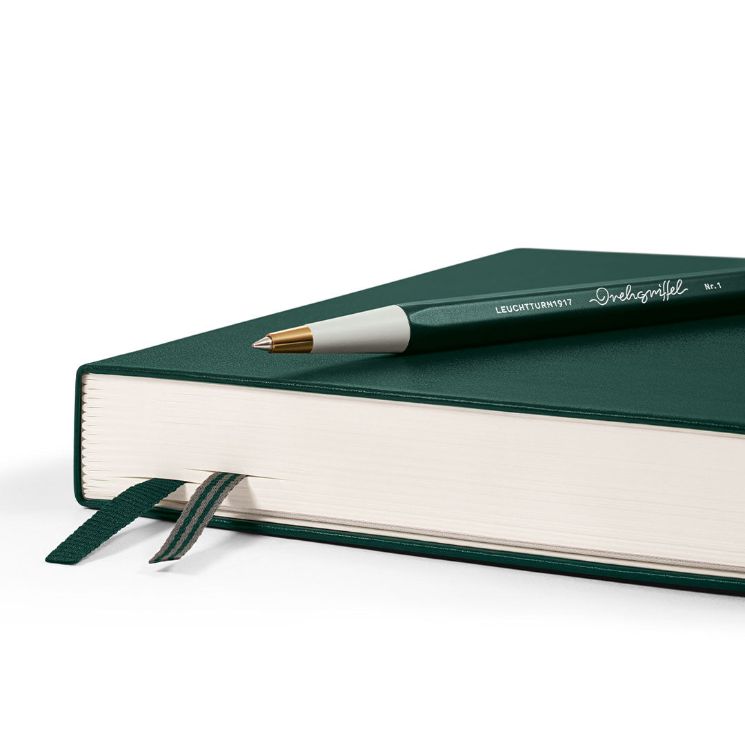LEUCHTTURM1917 Hardcover Notebook 411 Medium A5 Black